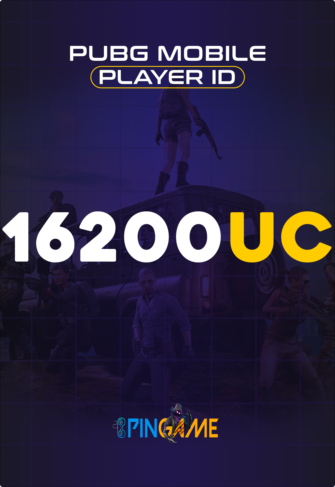 PUBG Mobile 16200 UC