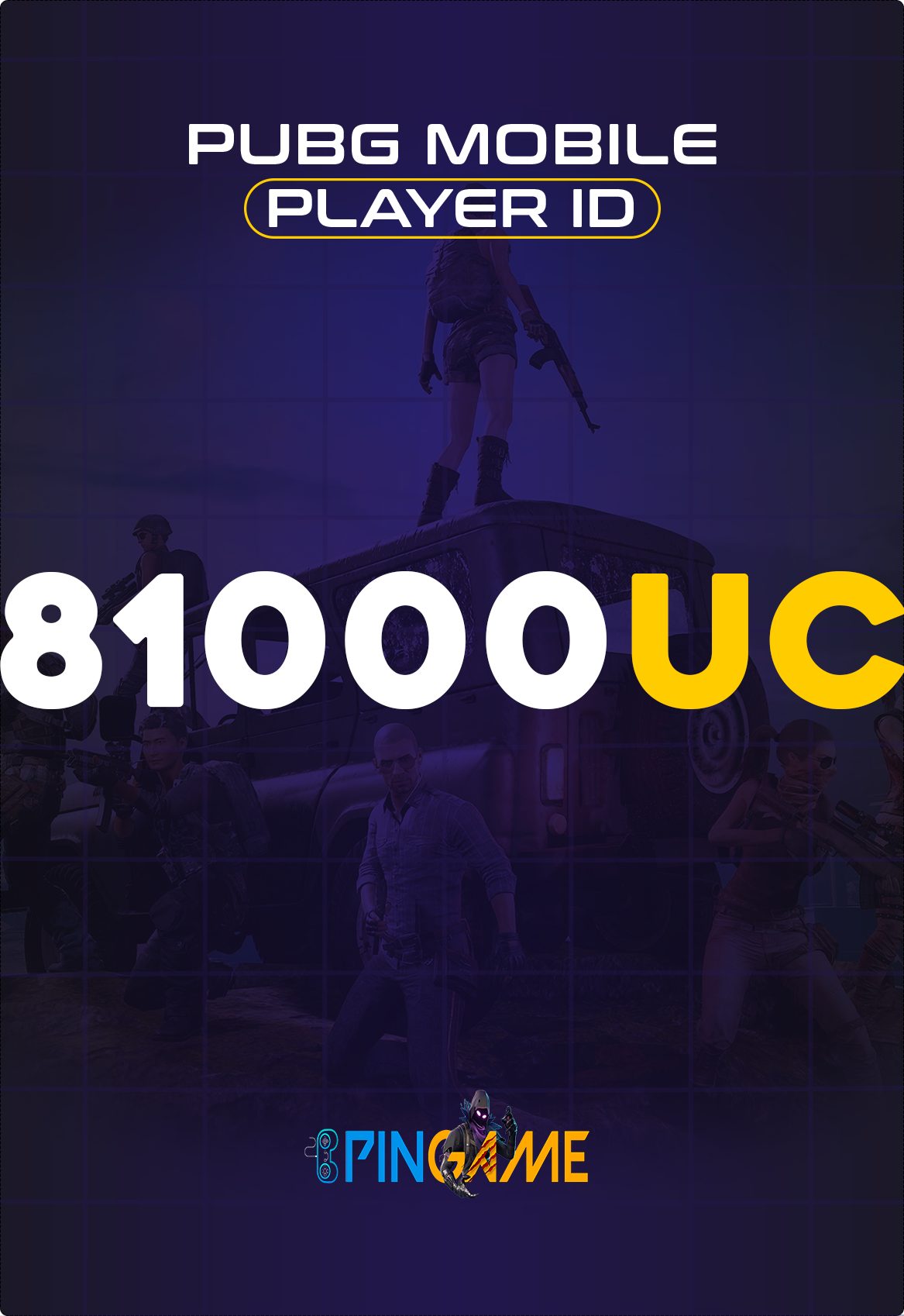 PUBG Mobile 81000 UC