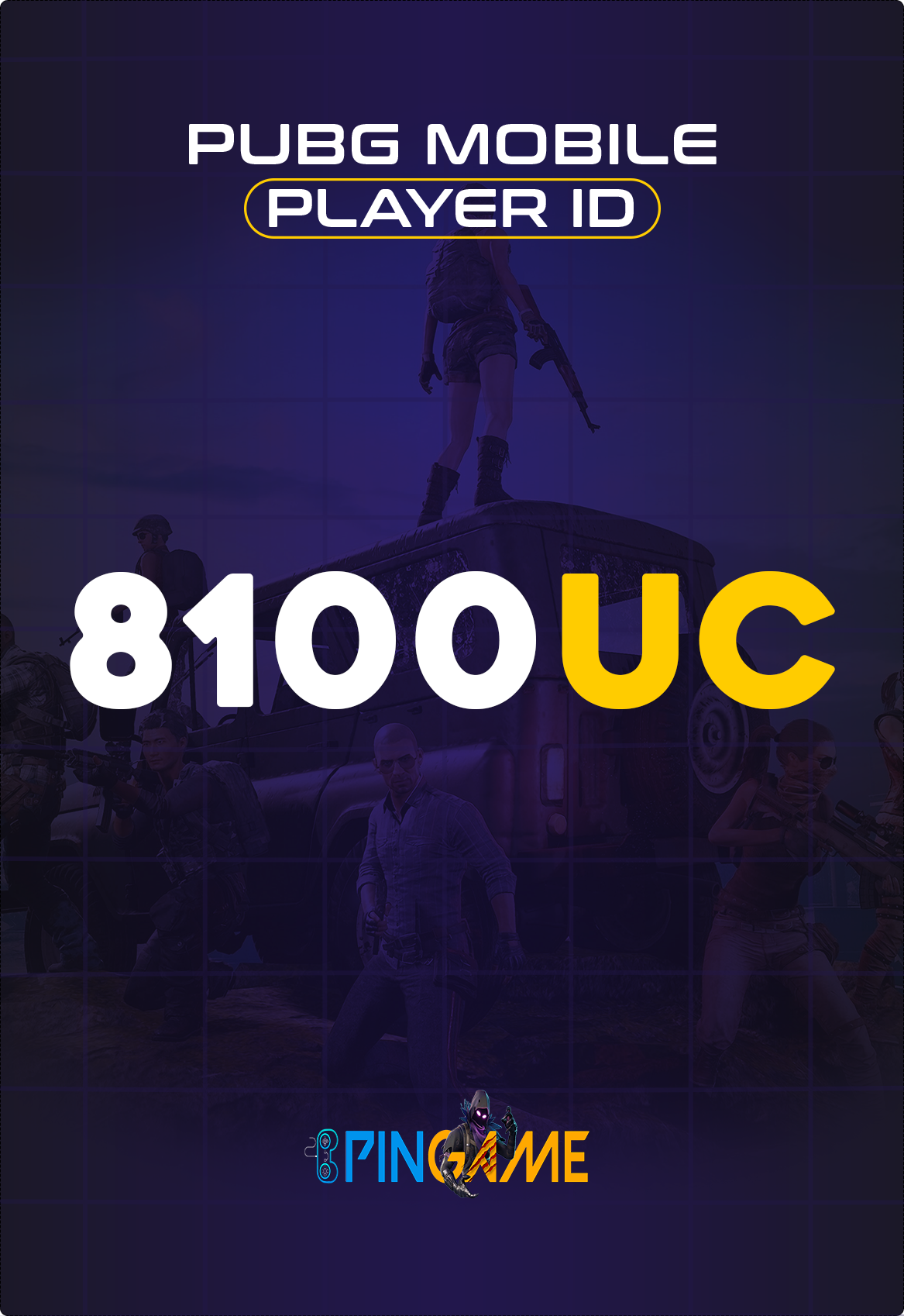 PUBG Mobile 8100 UC