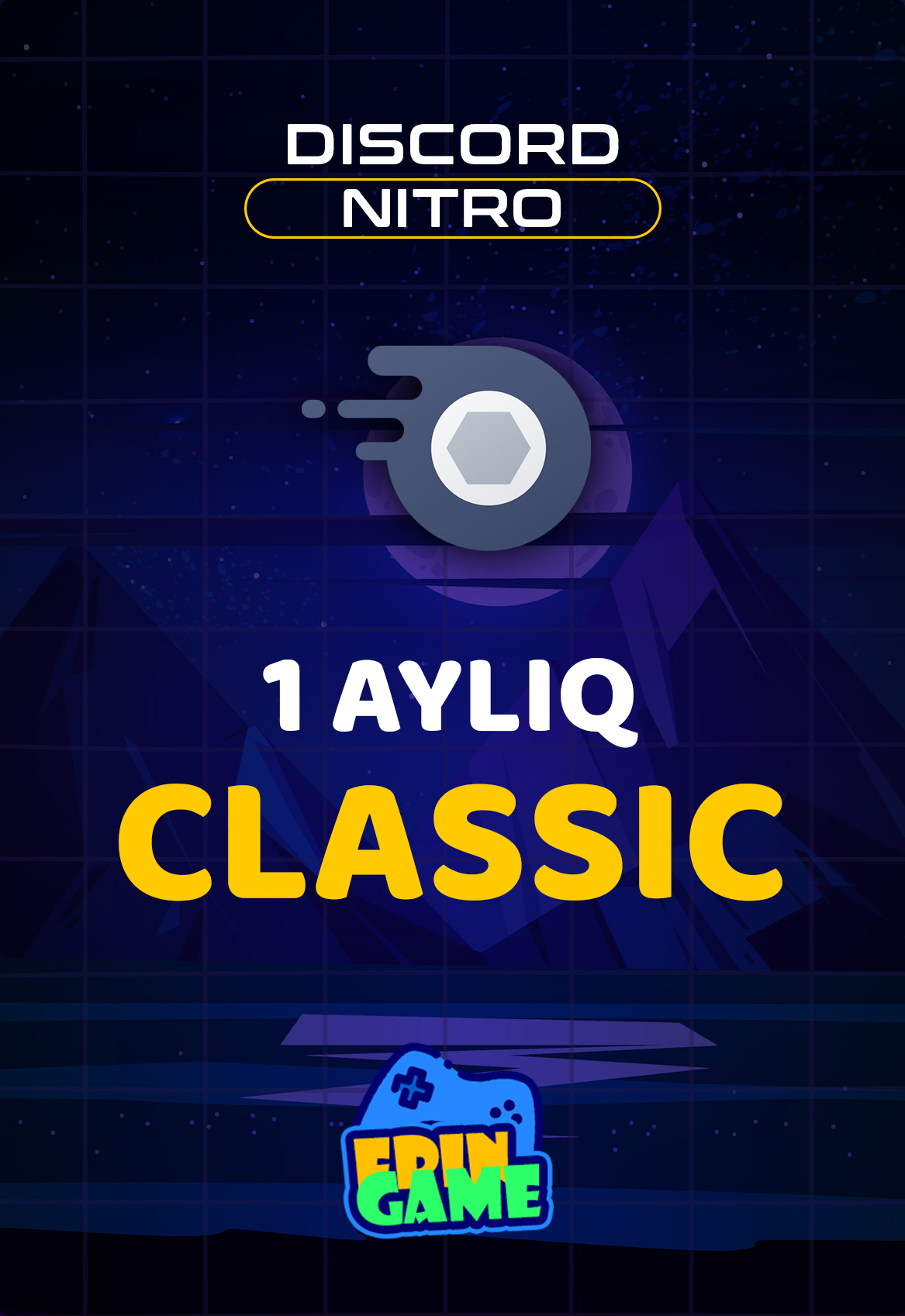 1 Aylıq Discord Nitro Classic