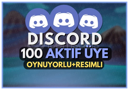 Discord 100 Aktif Türk Üye 7/24